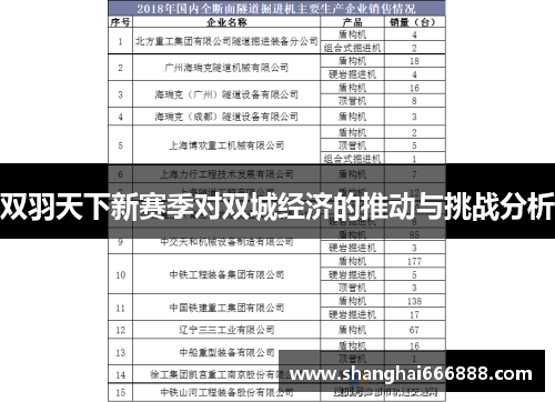 双羽天下新赛季对双城经济的推动与挑战分析